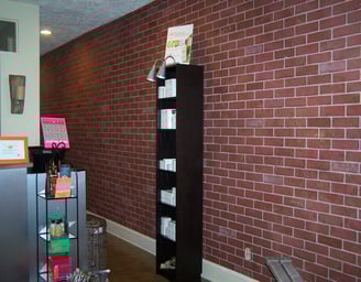 fake bricks unique wall finish by Marcine in Westfield, NJ