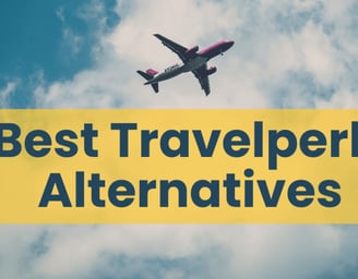 a plane flying through the sky with the words best travelprek alternatives