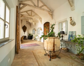 Beautifully adorned interiors and timeless elegance at Finca Santa Katerina