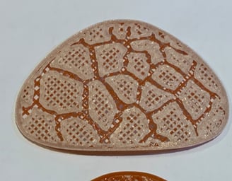 Giraffe pattern decoration for Flo mask