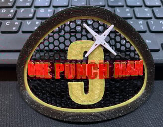 Multicolor One Punch Man (Manga) Decoration for Flo mask