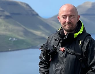 A self portrait of Bogi Olsen Photography