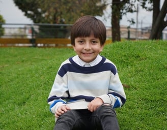 Niño sonriendo