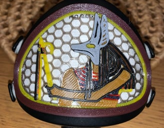 Multicolor Anubis Decoration for Flo mask