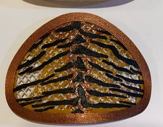 Tiger Decoration, top view, Flo mask