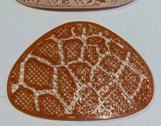 Giraffe pattern decoration for Flo mask