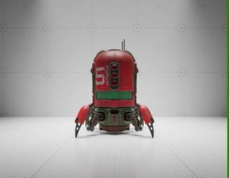 a red robot