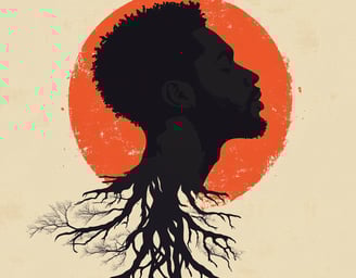a man with a tree growing out of his head