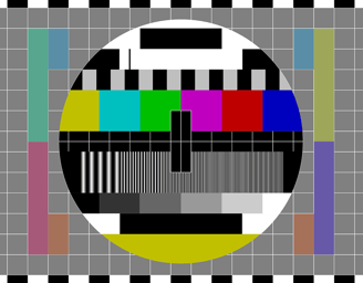 a television screen with a television screen showing a television set with a television screen and