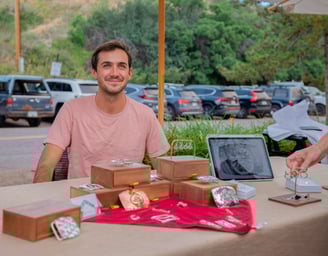 Me (Andrew Hancock) at a market for Hancock Designs