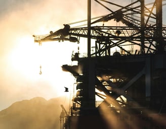 Photo d'une installation pétrolière