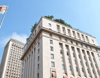 Fachada do Edifício Matarazzo - Sede da Prefeitura de São Paulo