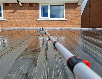 conservatory roof cleaning process