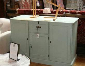 Painted antique furniture in Liberty London