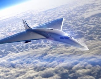 Concorde cruzando el Atlántico