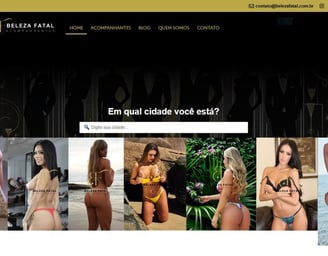 Beleza Fatal - O maior portal de acompanhantes, seu prazer começa aqui. www.belezafatal.com.br