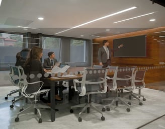 Nano cloak film. It is an LED cloaking technology for glass