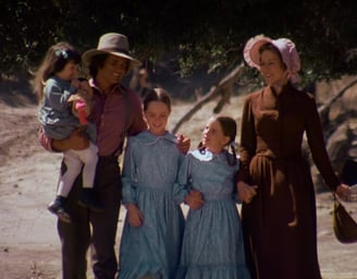 The Ingalls Family on Little House on the Prairie