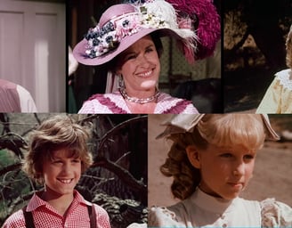 The Oleson Family on Little House on the Prairie