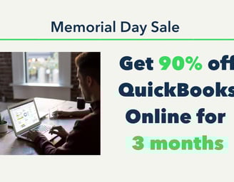 Memorial Day Sale Get 90% off Quickbooks Online for 3 months