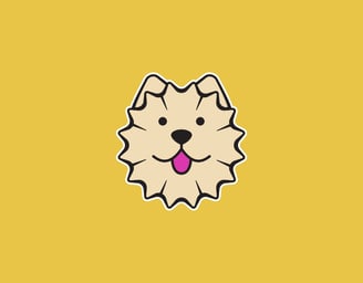 KAS ART UK Logomark on bright yellow background