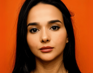 foto de perfil gerada por IA da pesquisadora Gabriela Kühl