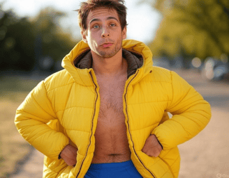 loufoque pour la journée mondiale sans pantalon