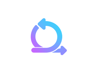 Icon of a circular arrow, symbolizing continuous improvement and progress.