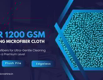 1200 GSM Microfiber Car Cleaning Cloth