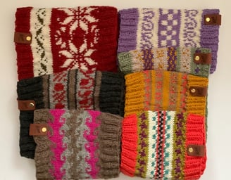 fair isle cowls