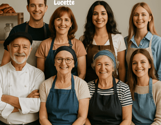 a group of people posing for a picture