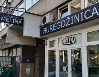Buregdžinica Melina svjetleća reklama