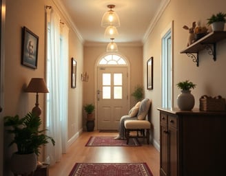 hallway in a home