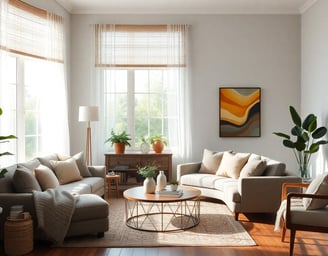 a home with Swap out artwork