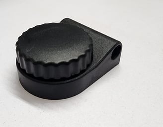 Final plastic product made using injection molding based on CAD design