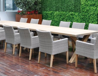custom outdoor dining set 