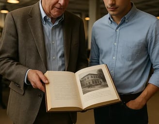 Biographie d'entreprise format livre luxe