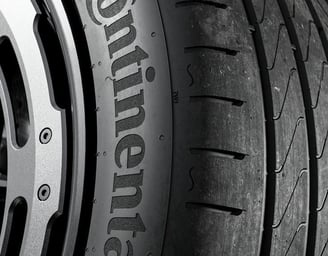 close up of the side wall of continental tyres sold at tyrepublic in lagos