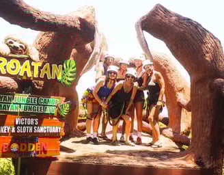 Zipline tour roatan