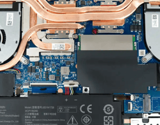 a laptop computer motherboard with a laptop and a laptop