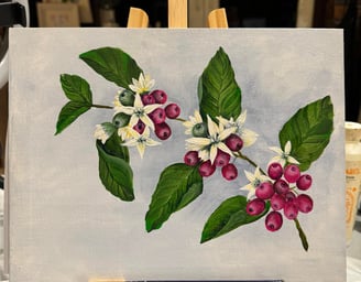 Coffee Time Acrylic on Canvas