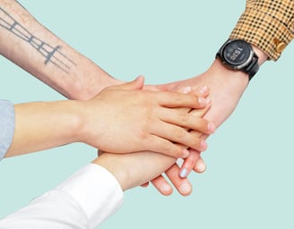 Team handshake