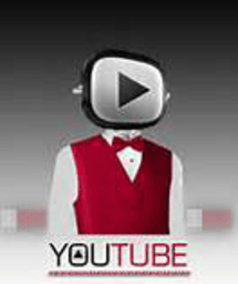 YOU TUBE a man in a red vest and bow tie