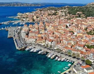 La Maddalena Città vista dall'alto