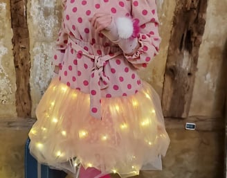 Costume de clown pour Mia, intervenante Neztoiles