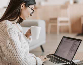 Women working on laptop: Content Strategy Projects