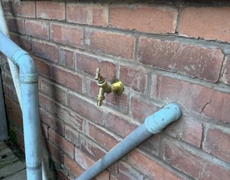 outdoor tap fitted on a home in pershore