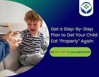 Child not eating? Our doctors will provide you with a plan to get your child to eat properly again. 