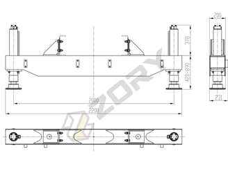 Fixed Rear Outrigger