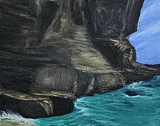 Cliffs of Green Sand Beach